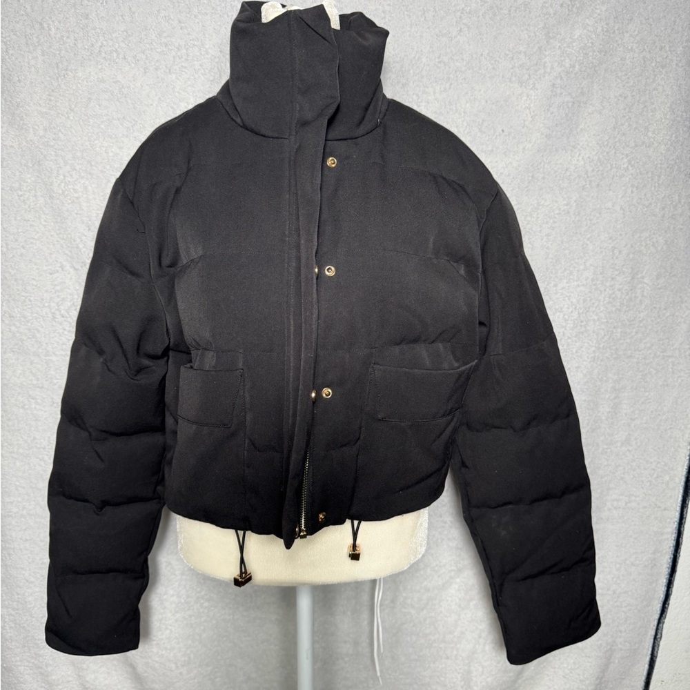Black Puffer Jacket - Picture 1 of 3
